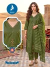 Meloni By Kaya Shimmer Denting Kurti With Bottom Dupatta 